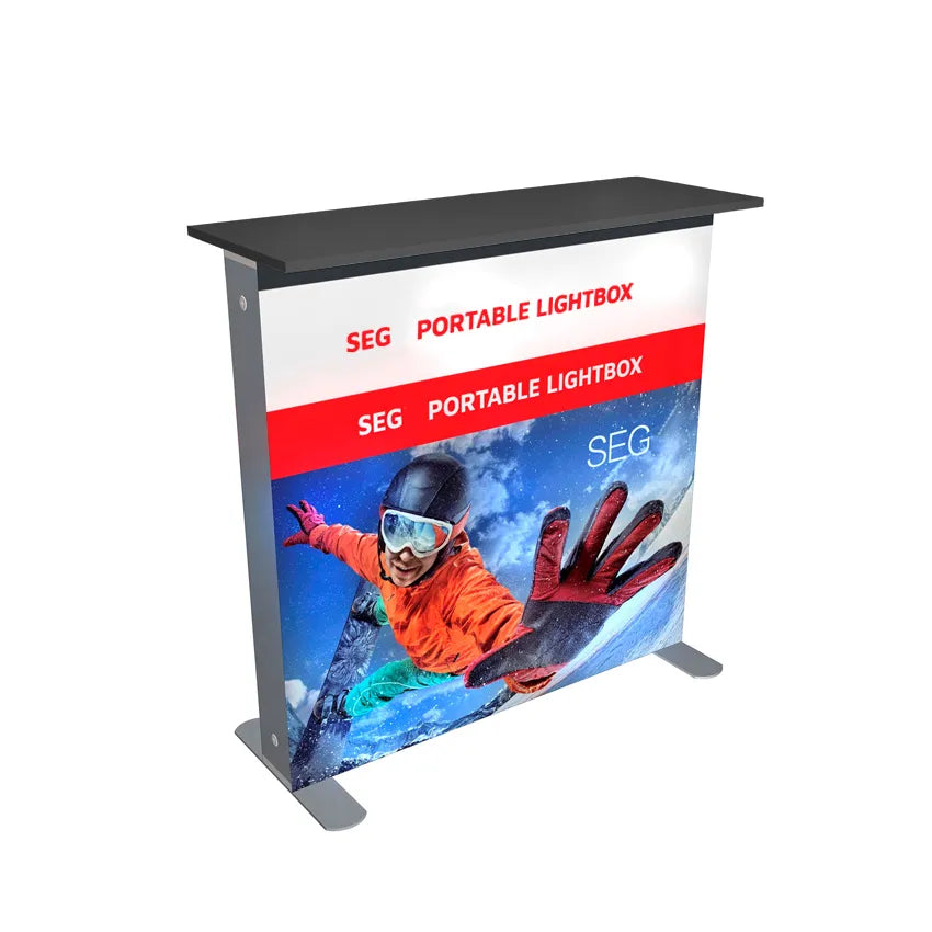 Premium SEG Aluminium Counter Lightbox