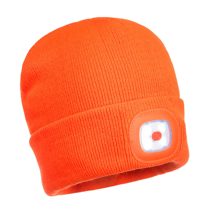 Rechargeable Twin LED Beanie