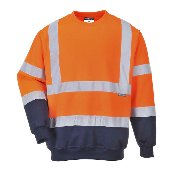 Two Tone Hi-Vis Sweatshirt