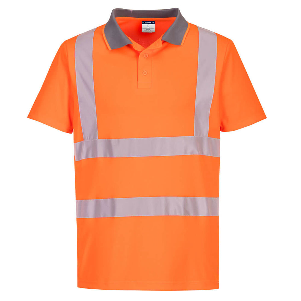 Eco Hi-Vis Polo Shirt S/S (6 Pack)