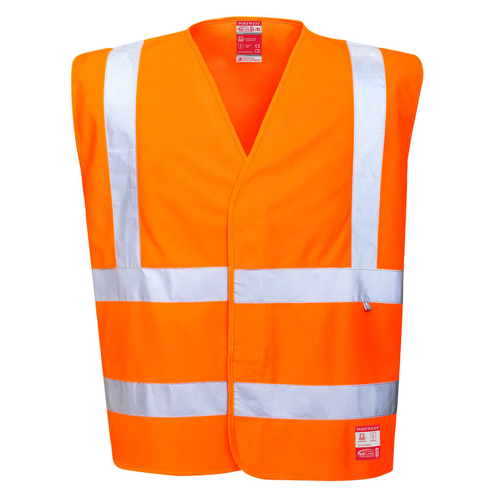 Hi-Vis Anti Static Vest - Flame Resistant