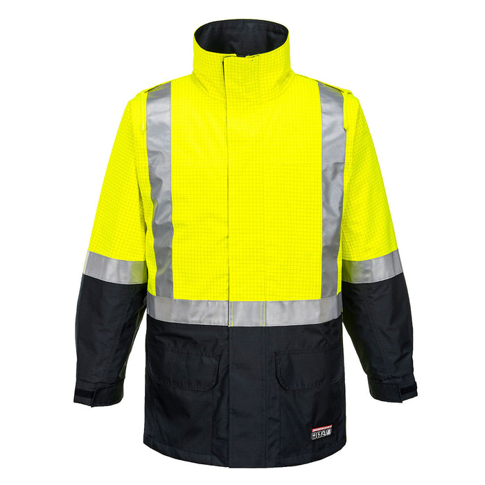 Huski Amp Hi-Vis Contrast Rain Jacket