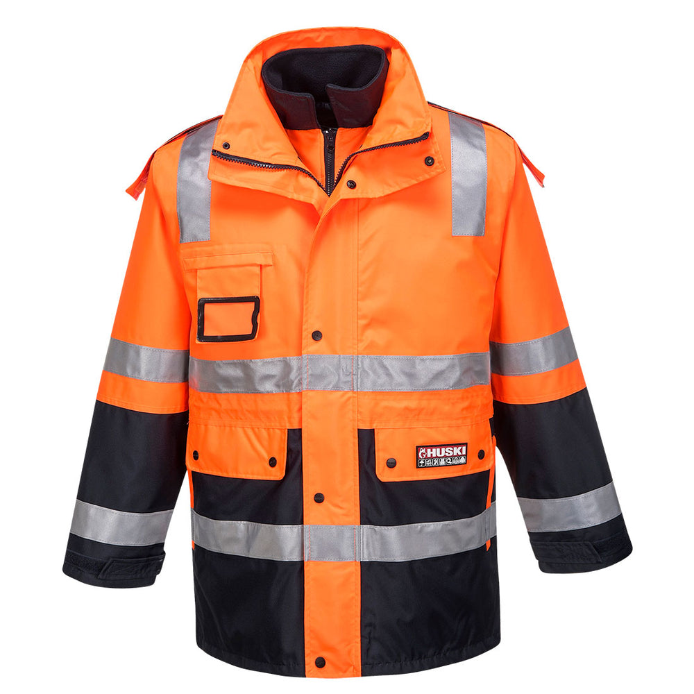 Huski Venture Hi-Vis 4-in-1 Contrast Jacket