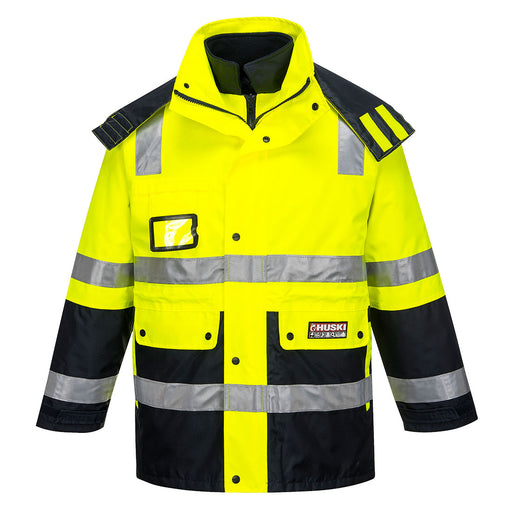 Huski Venture Hi-Vis 4-in-1 Contrast Jacket