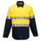 Hi-Vis Two Tone Regular Weight Long Sleeve Shirt with Tape