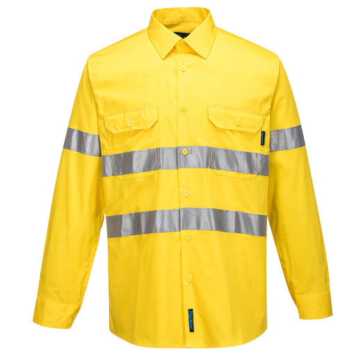 Hi-Vis Lightweight Long Sleeve Shirt with Tape