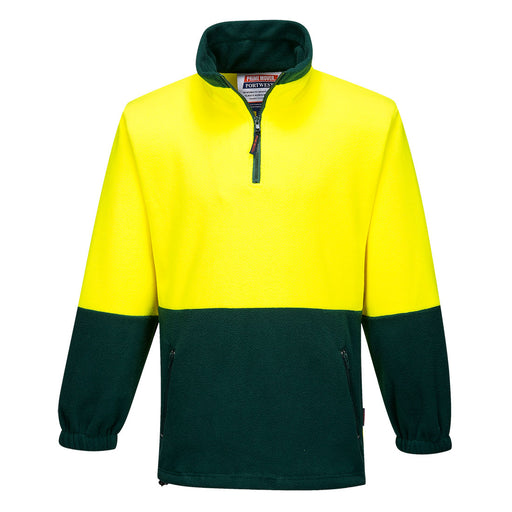 Hi-Vis Contrast 1/4 Zip Class D Polar Fleece