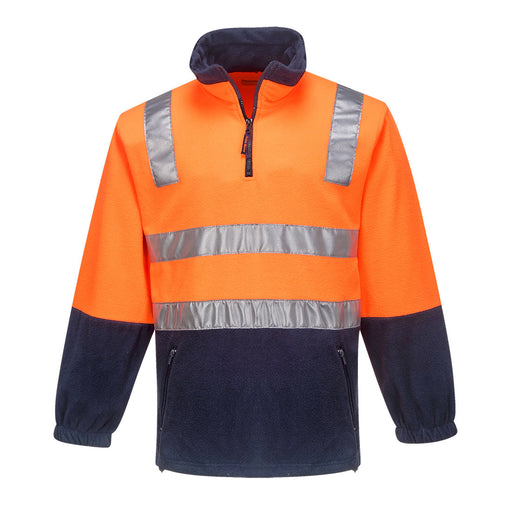 Hi-Vis Contrast 1/4 Zip Polar Fleece