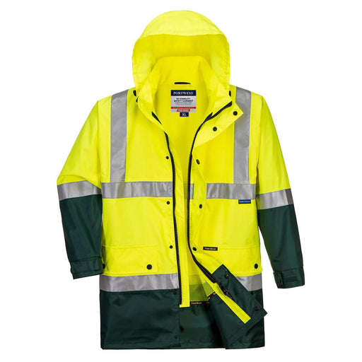 Eyre Lightweight Hi-Vis Rain Jacket with Tape