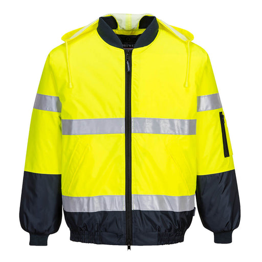 Hi-Vis Bomber Jacket with Tape