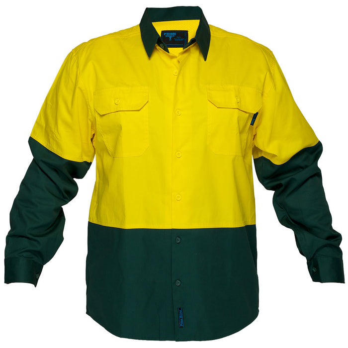 Hi-Vis Two Tone Lightweight Long Sleeve Shirt