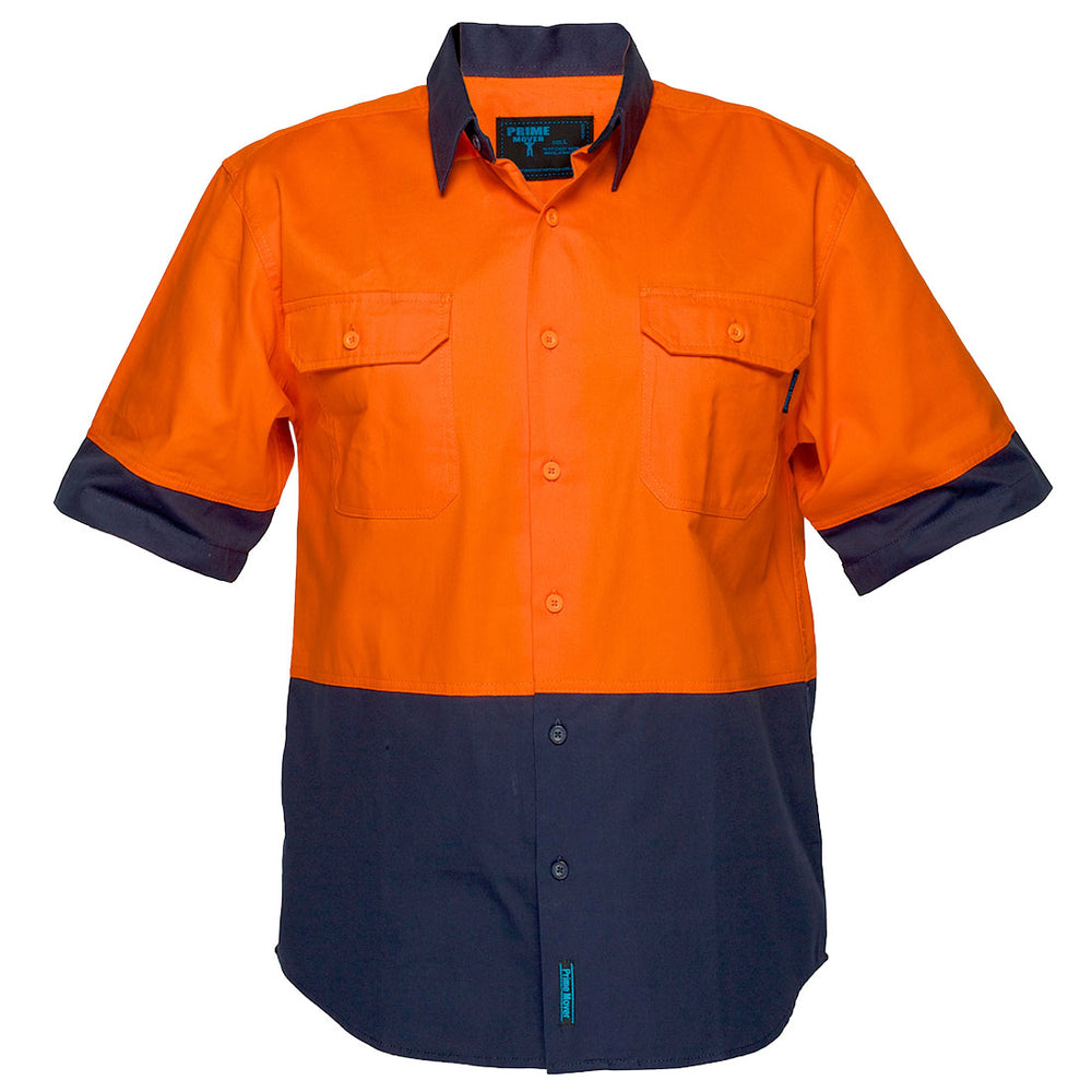 Hi-Vis Two Tone Regular Weight Short Sleeve Shirt