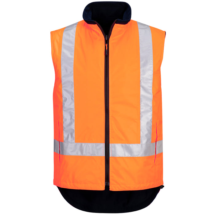 X Back Polar Fleece Reversible Vest