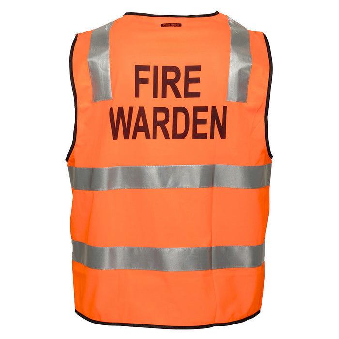 Fire Warden Zip Vest D/N