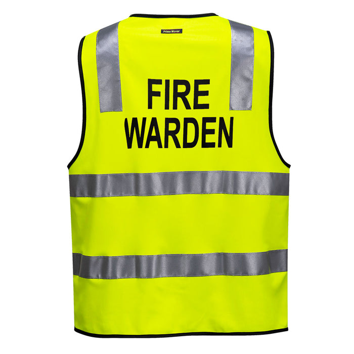 Fire Warden Zip Vest D/N