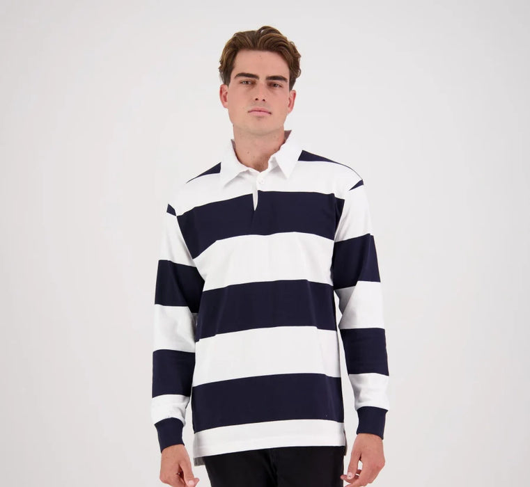 SHORT-SLEEVED STRIPED RUGBY JERSEY