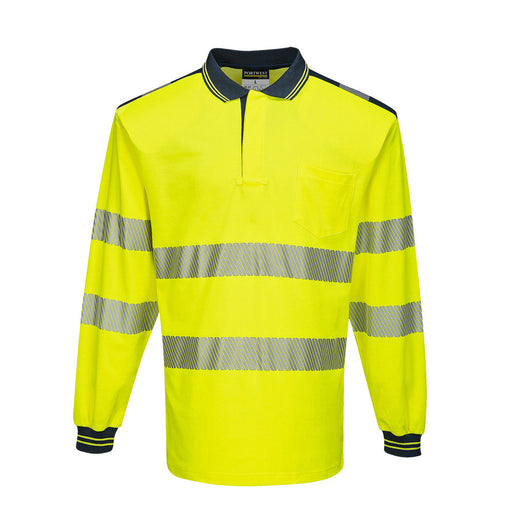 PW3 Hi-Vis Polo Shirt L/S