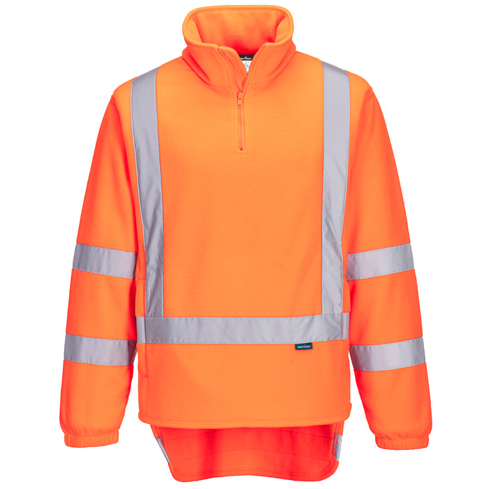 TTMC-W17 Hi-Vis X Back 1/4 Zip Polar Fleece