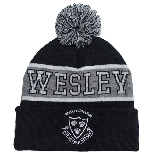 Wesley College Pompom Beanie 2023