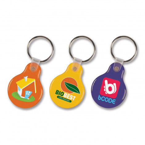 Flexi Resin Key Ring - Round