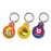 Flexi Resin Key Ring - Round