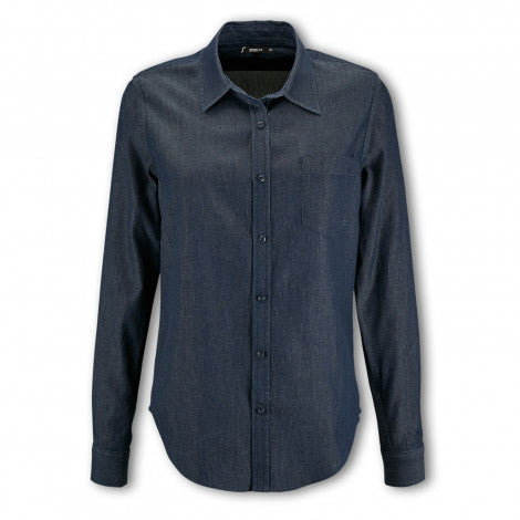 SOLS Barry Womens Denim Shirt