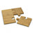 NATURA Puzzle Coaster Set of 4