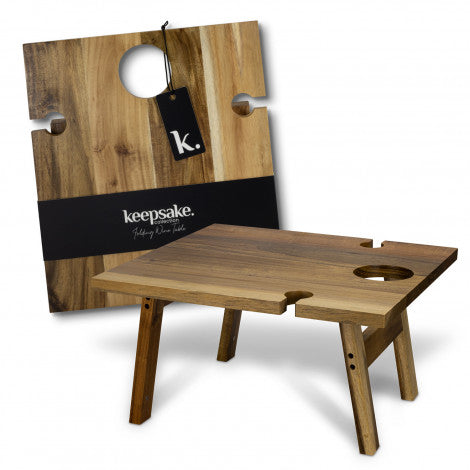 Keepsake Folding Wine Table