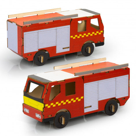 BRANDCRAFT Fire Truck Wooden Model