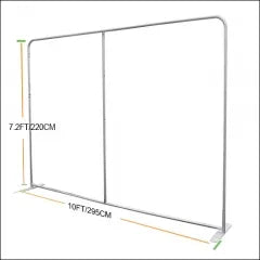 10FT/295CM(W) Straight Tension Fabric Display