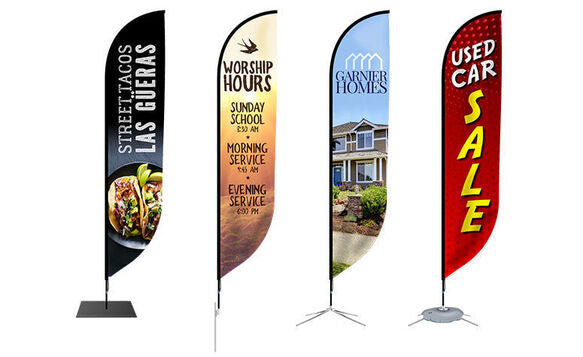 Replacement For 7FT/2M Feather Banner Small