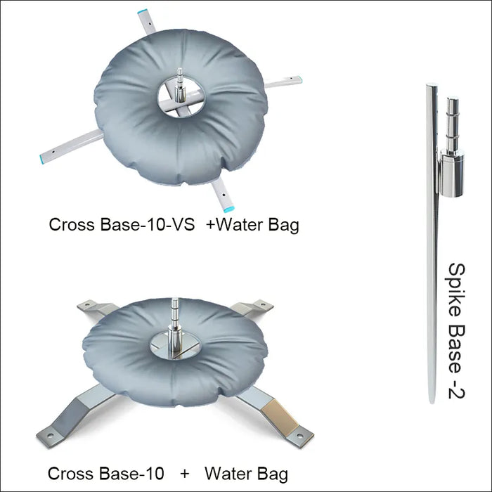 110g Double Flag+BlackPole+Cross base10 & Waterbag