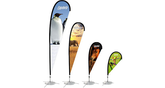 Replacement For 12FT/4M Teardrop Banner Large