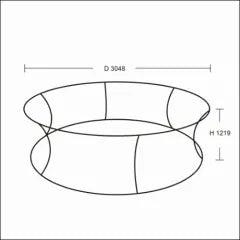 Circle Hanging (Dia)-10FT/304.8CM